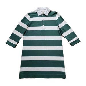 Abercrombie And Fitch Rugby Cloth Polo Long Sleeves Dress Shirt Striped Size S